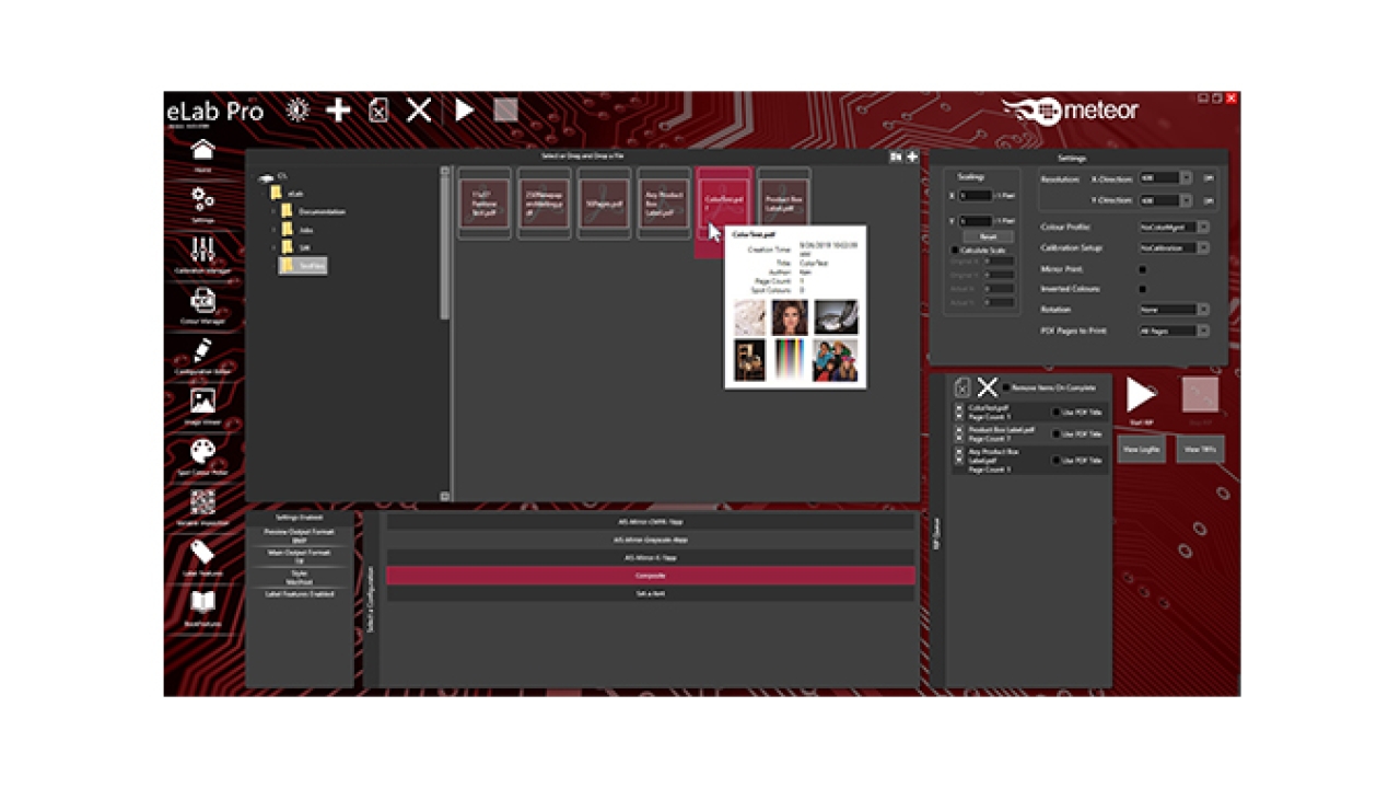 Meteor introduces eLab Pro, industrial inket RIP technology in a complete, plug and play package