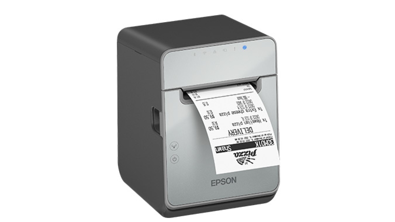 Epson has released TM-L100, its latest mPOS label printer for the take-away, click-and-collect and food delivery hospitality market