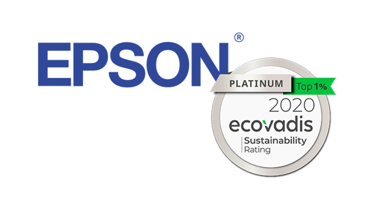 Epson awarded EcoVadis platinum status 