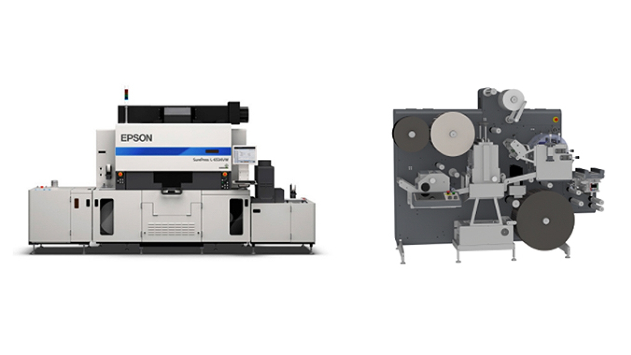 Epson has teamed up with Grafisk Maskinfabrik to offer its SurePress L-6534VW digital LED UV inkjet label press in combination with GM’s Econ finisher as an end-to-end technology