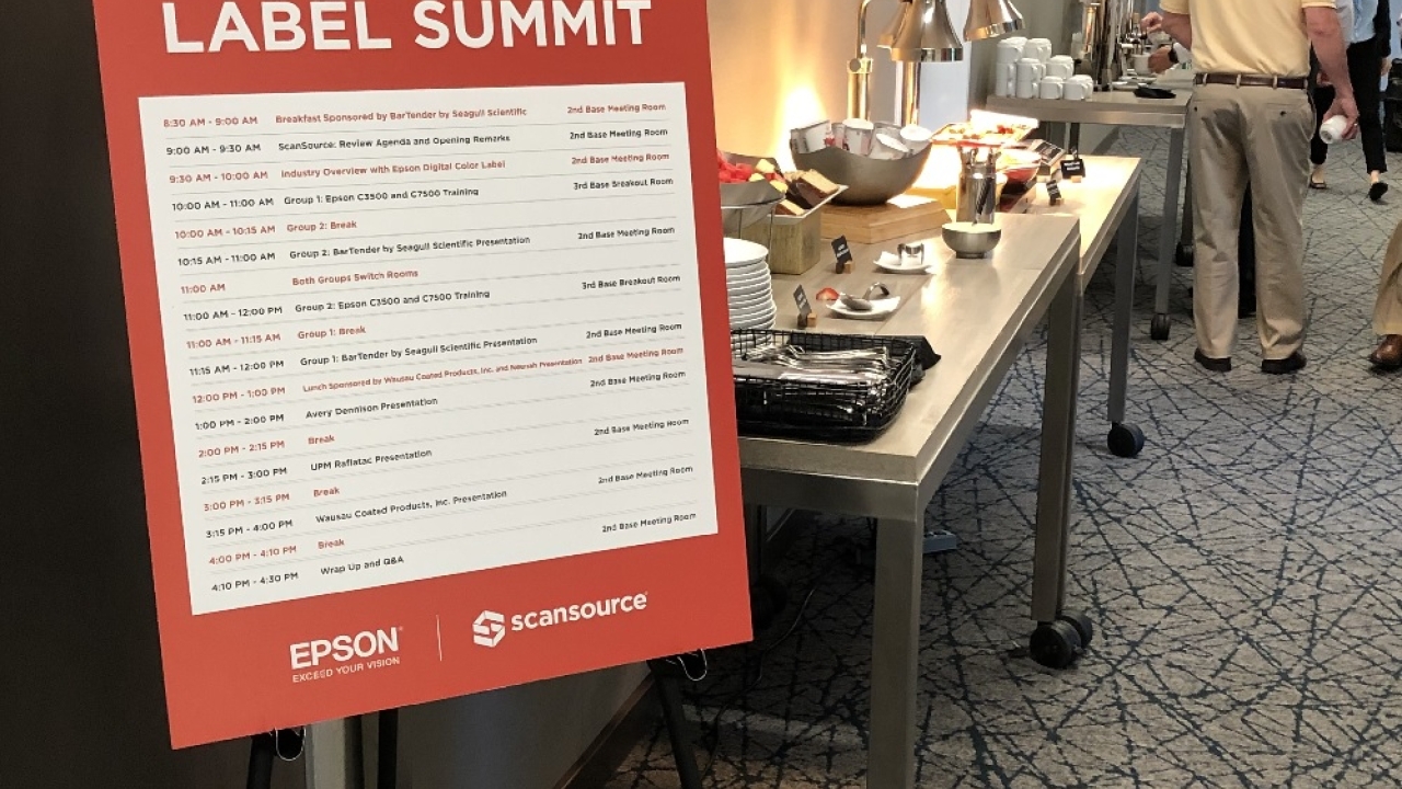 Epson and ScanSource host label summit