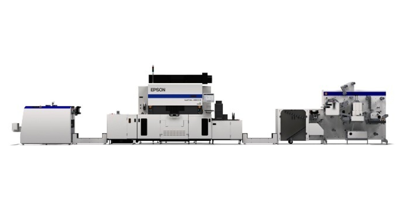 Epson’s SurePress L-6534VW now offers options to integrate GM jumbo unwinder and in-line converter