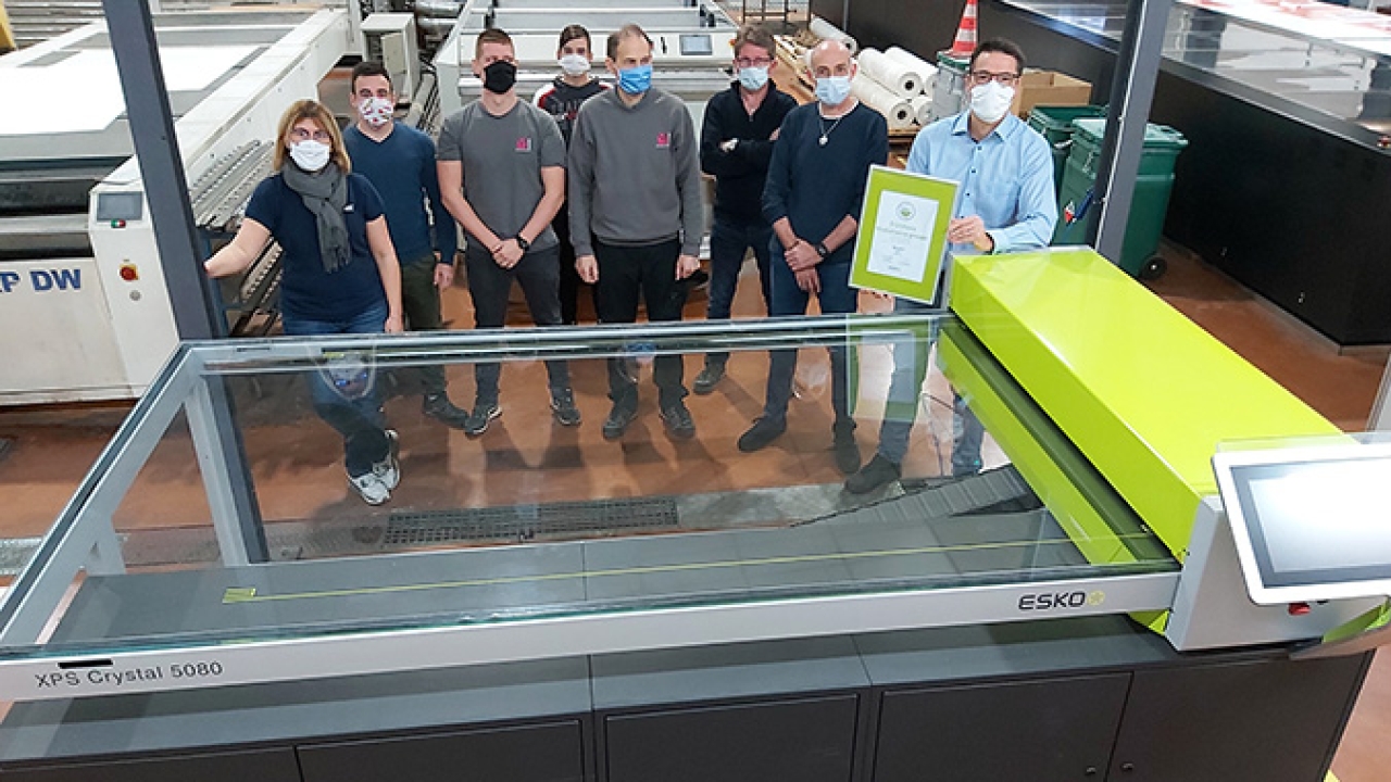 Medialliance Graphic Bourgoin Jallieu has become the first to achieve best in class platemaking certification under a new Esko XPS Crystal program 