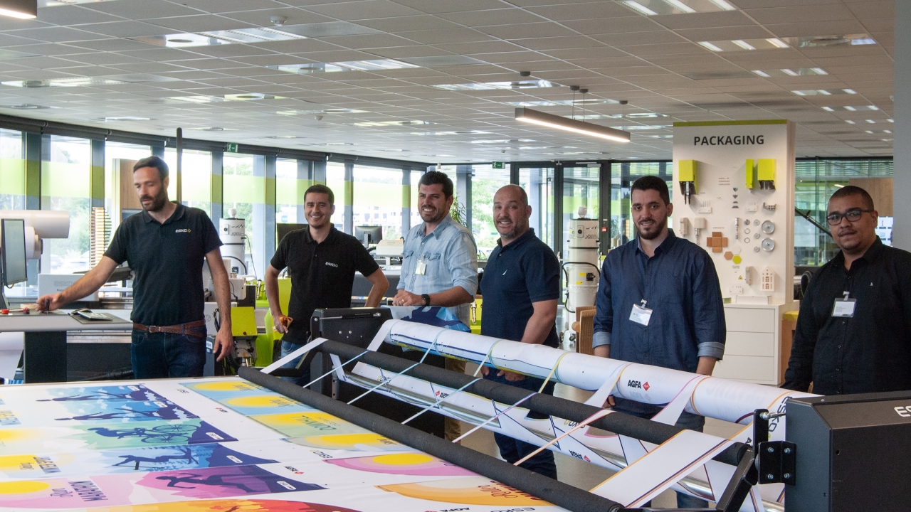 Customers from Brazil and Uruguay visited Esko's Ghent headquarters Customers from Brazil and Uruguay visited Esko's Ghent headquarters