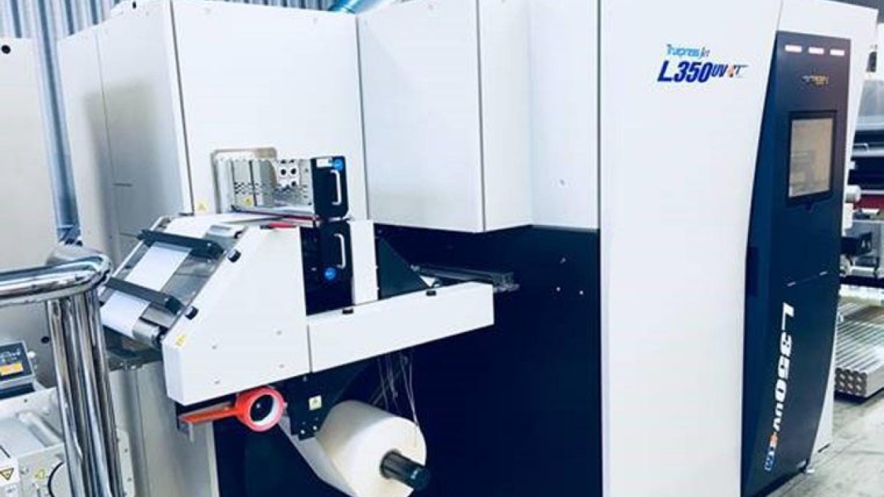 Etimark has installed a Screen Truepress Jet L350UV+LM