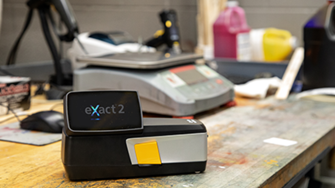 X-Rite and Pantone have launched the eXact 2, a non-contact handheld spectrophotometer designed to bring the ink, print, and packaging workflow together in one device.