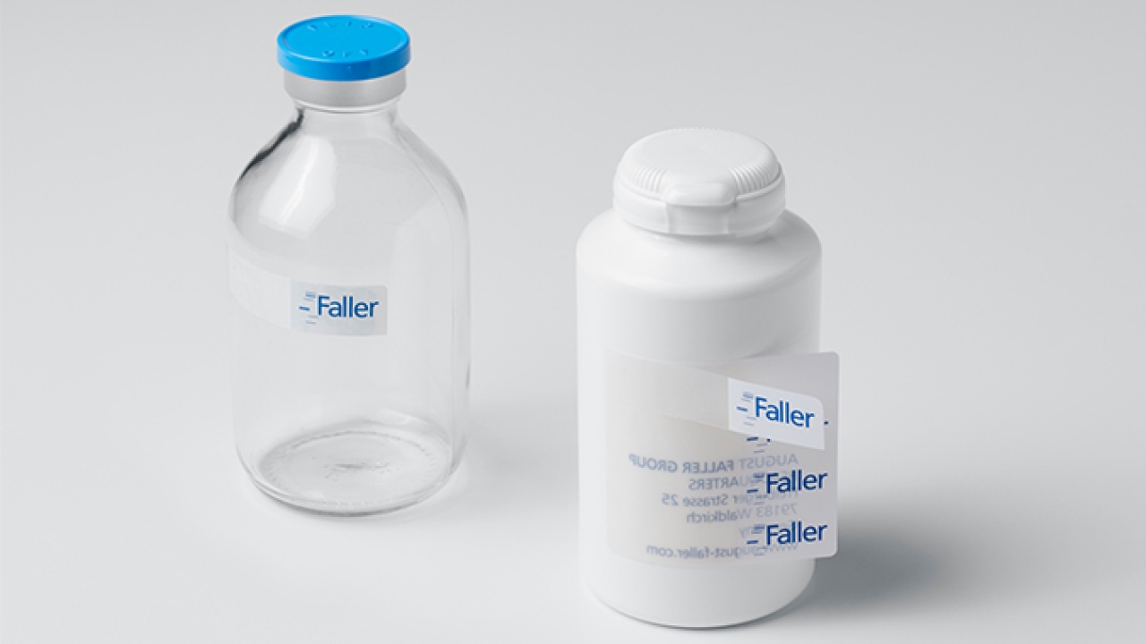 New adhesive label by Faller – the DryPeel Flag label New adhesive label by Faller – the DryPeel Flag label