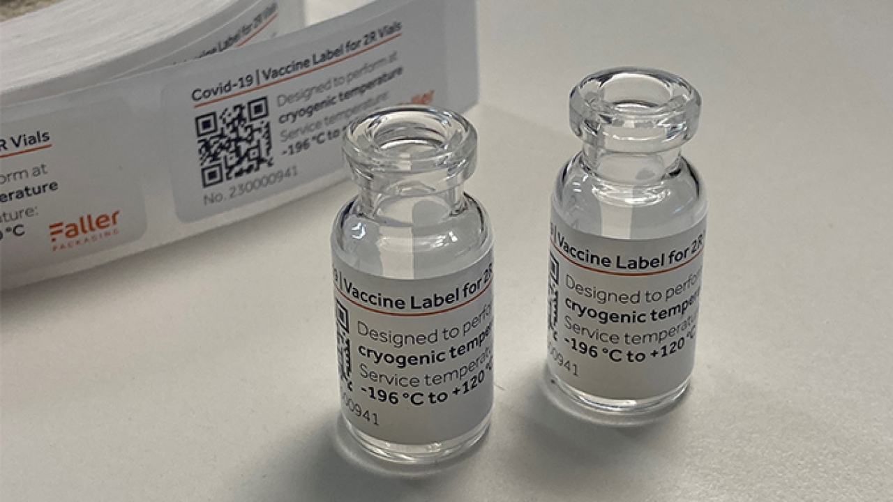 Faller Packaging has developed labels for the pharmaceutical and healthcare industries suitable for use in low temperatures 