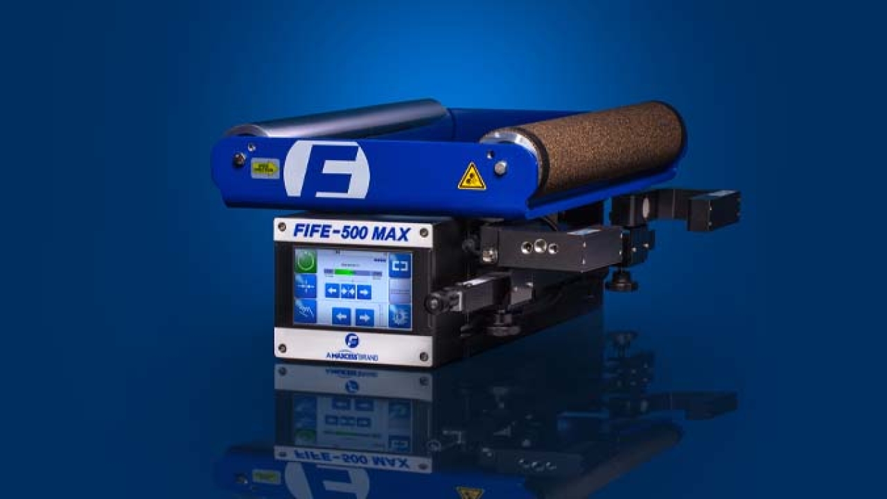 Maxcess has unveiled the Fife-500 Max web guiding system