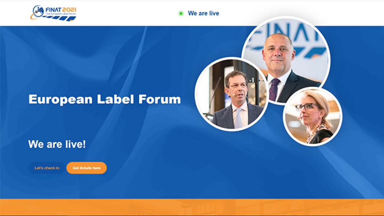 The 2021 online European Label Forum convened by Finat has hosted 750 attendees from label printing companies, suppliers and organizations from across Europe