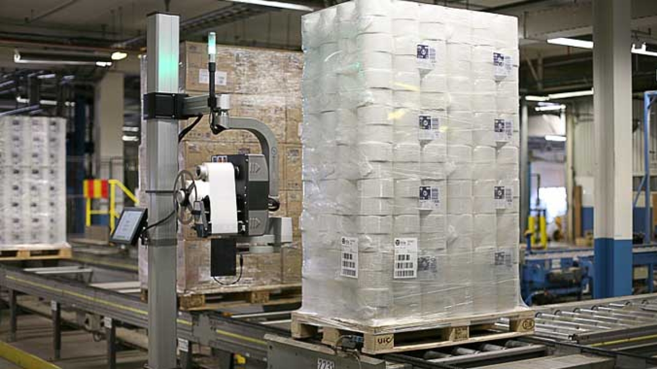Industrial Labelling Systems (ILS) is seeing strong demand for its FlexWipe pallet labeling system