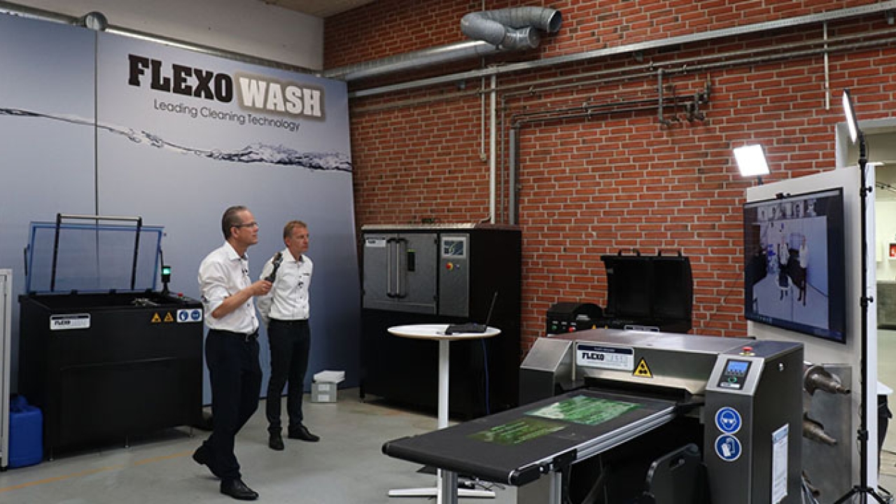 Flexo Wash Denmark reported a successful first-ever live virtual Flexo Wash Narrow Web Expo