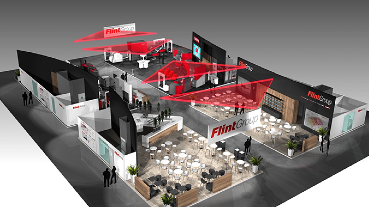 Flint’s stand at Labelexpo Europe 2019 Flint’s stand at Labelexpo Europe 2019