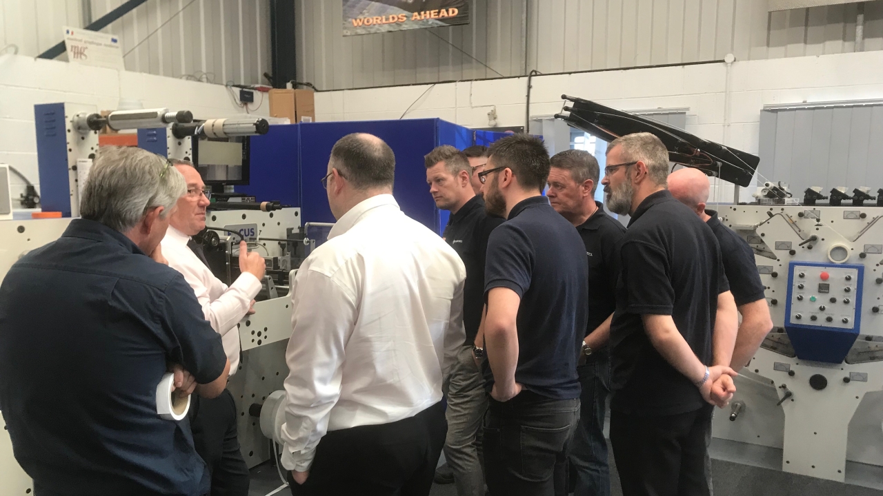 Focus Label Machinery provides expert print training to RotoMetrics staff