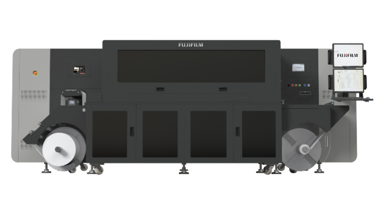 Fujifilm announces new digital UV inkjet label press LP350
