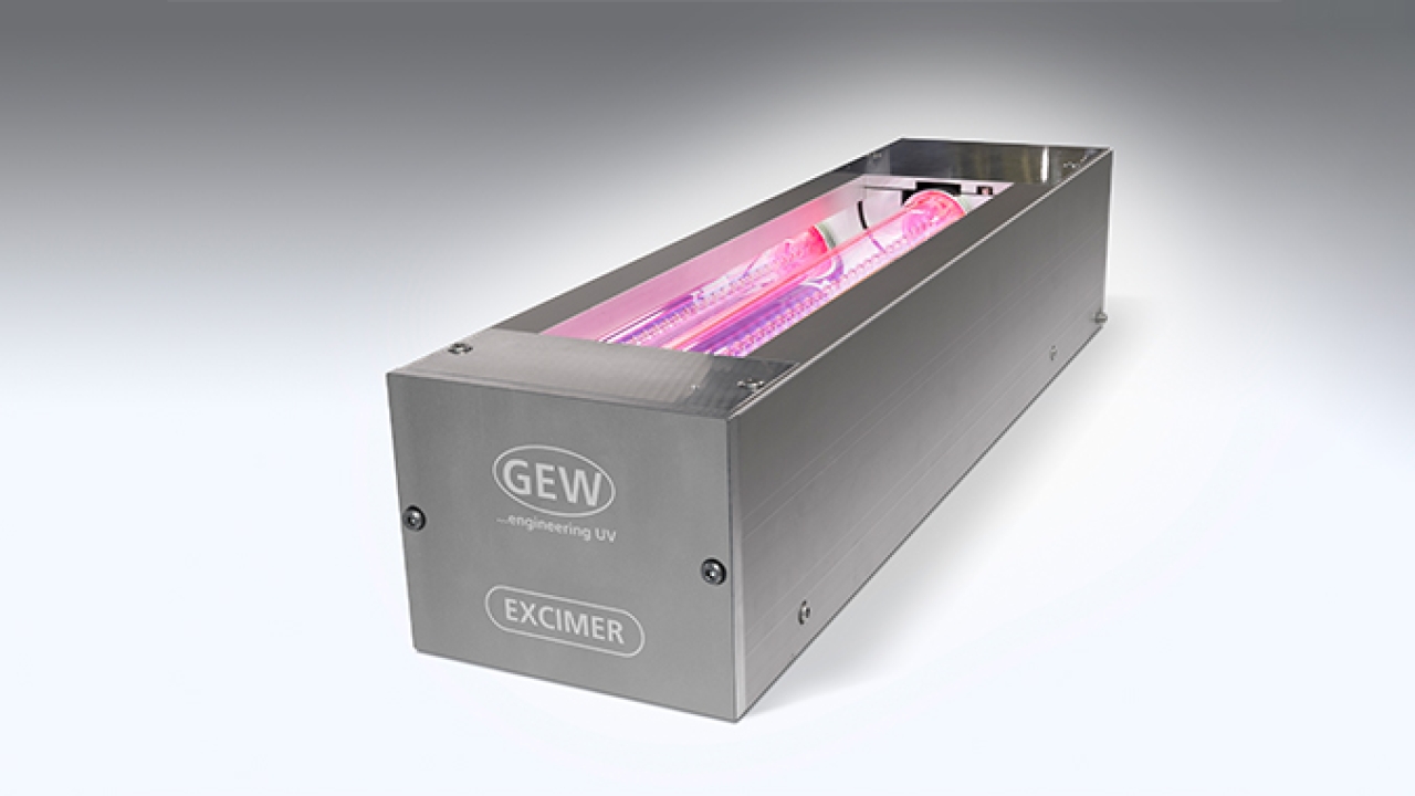 GEW has launched its EXC Excimer UV lamp system