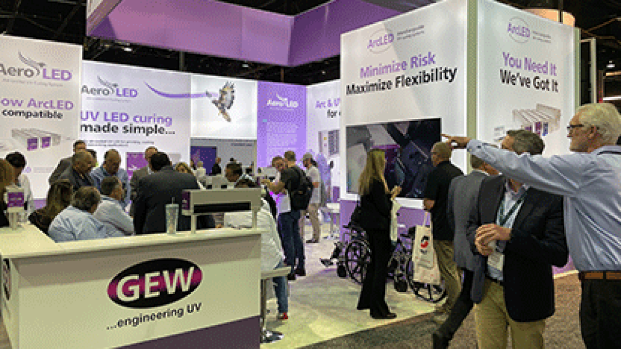 UK-based UV curing specialist GEW has reported that the company’s recent return to Labelexpo Americas has been a resounding success. After a four-year break, the mid-September event was similarly busy to the 2018 show with over 13,000 visitors.