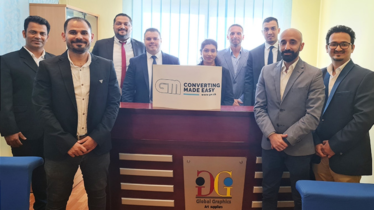 GM (Grafisk Maskinfabrik) has appointed Global Graphics as its supplier in Kuwait’s finishing market to strengthen its presence in the region