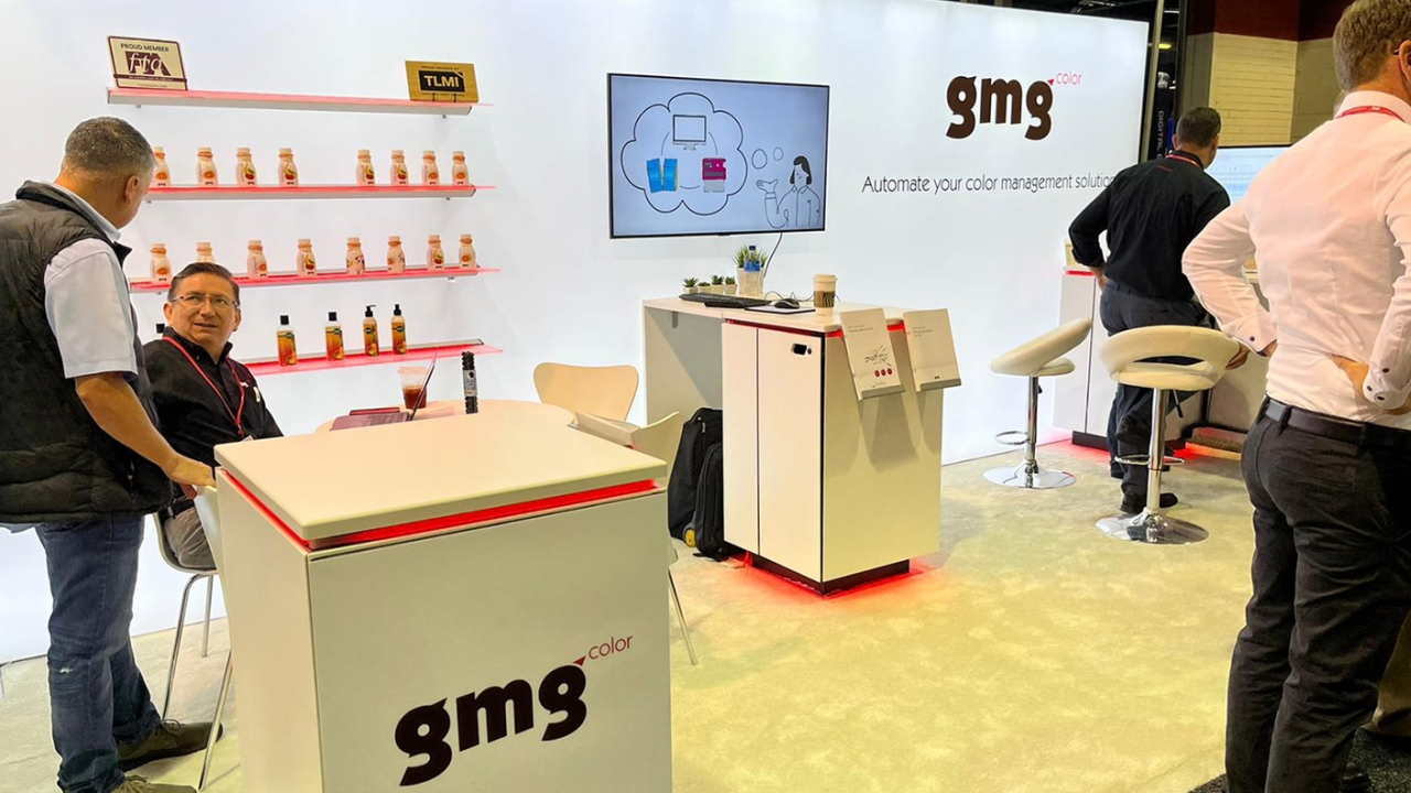 GMG Color is showcasing predictive multi-channel profiling and ink-saving tools at the Labelexpo Americas 2022