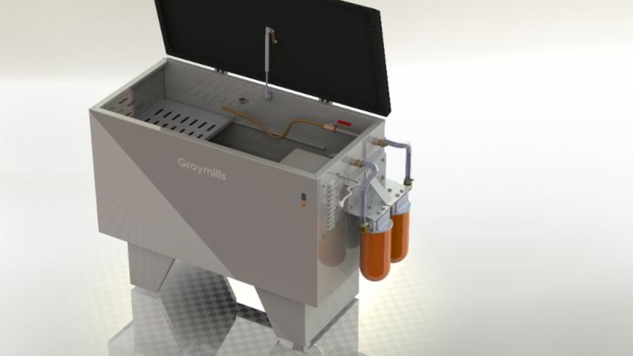 Graymills introduces HP Indigo parts washer