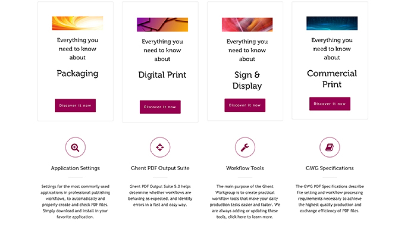GWG compiles knowledge base for print professionals on dedicated website