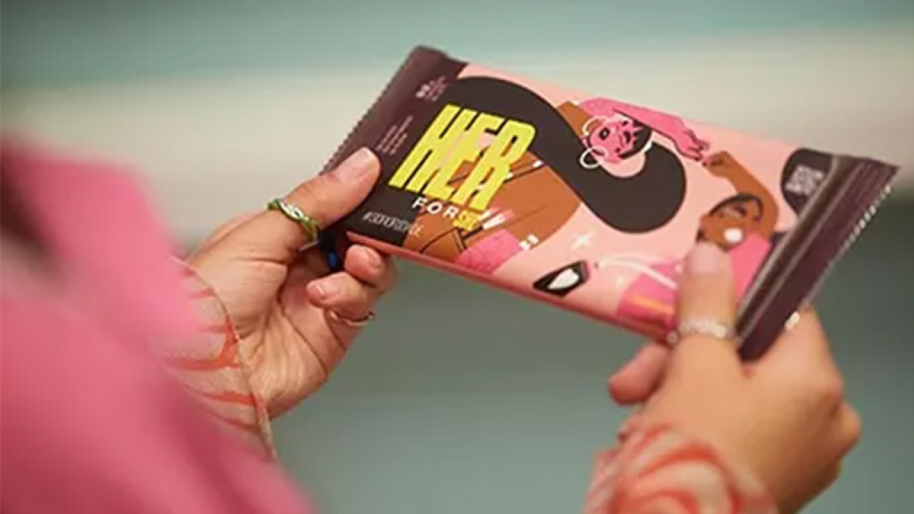 The Hershey Company has been leveraging the power of digital printing technology to transform its iconic chocolate bar packaging into a celebration of women The Hershey Company has been leveraging the power of digital printing technology to transform its iconic chocolate bar packaging into a celebration of women