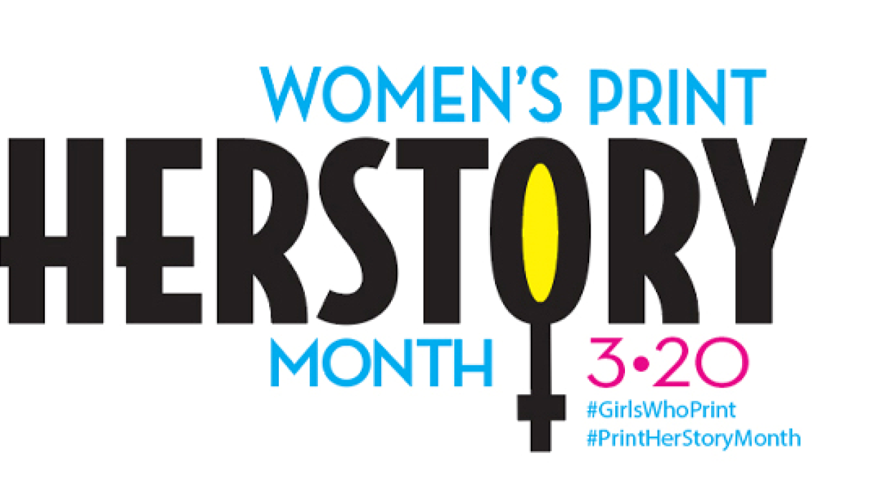 Girls Who Print Herstory month Girls Who Print Herstory month