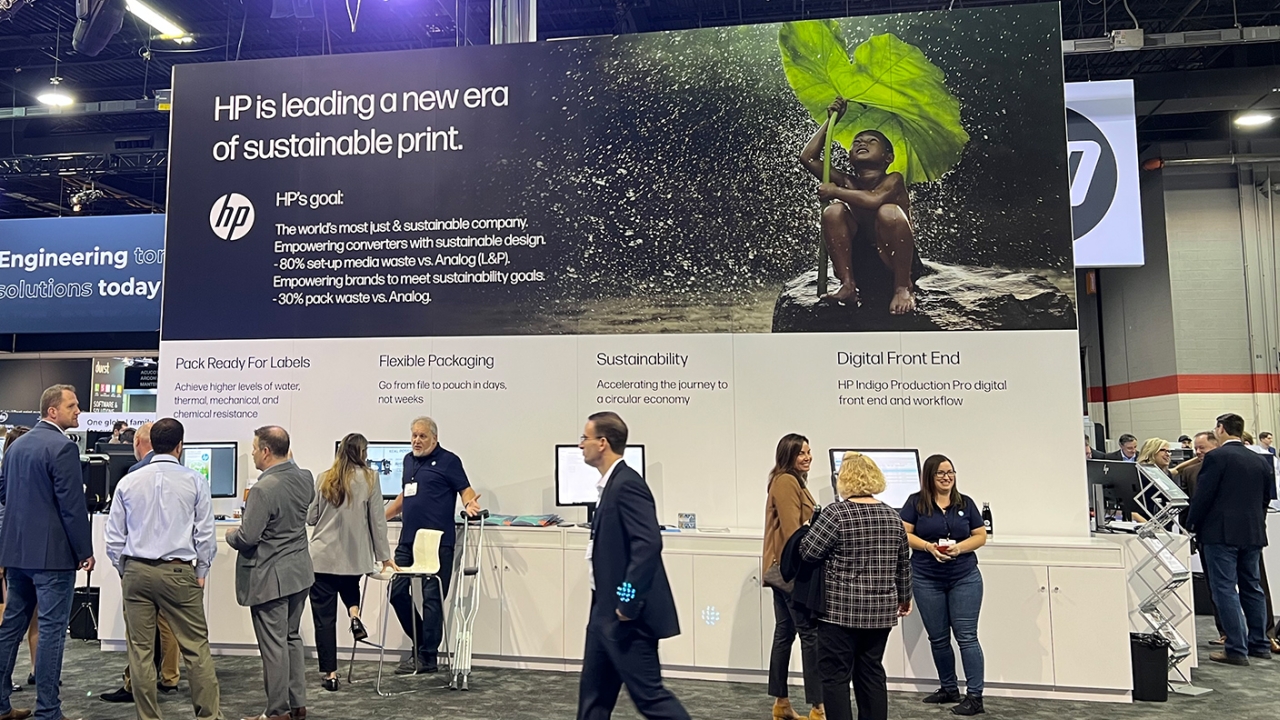 HP has showcased the new HP Indigo V12 digital press to the labels and packaging industry for the first time at Labelexpo Americas 2022, alongside the HP Indigo 6K digital press 