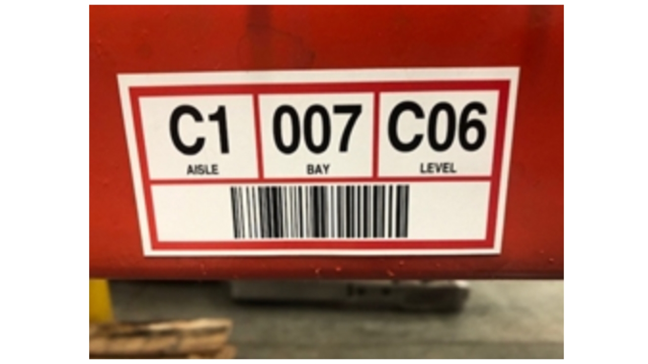 An example of magnetic label by I.D. Images An example of magnetic label by I.D. Images