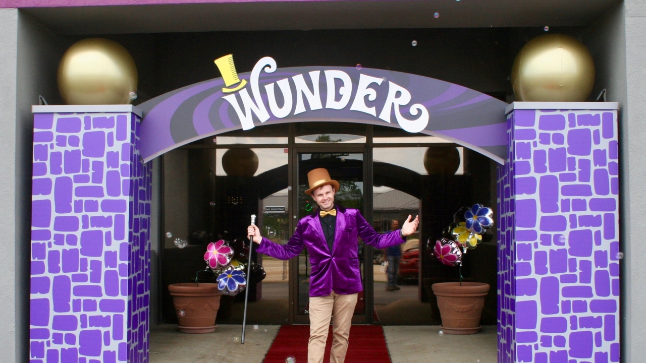 Color Ink hosted a Willy Wonka themed open house Color Ink hosted a Willy Wonka themed open house