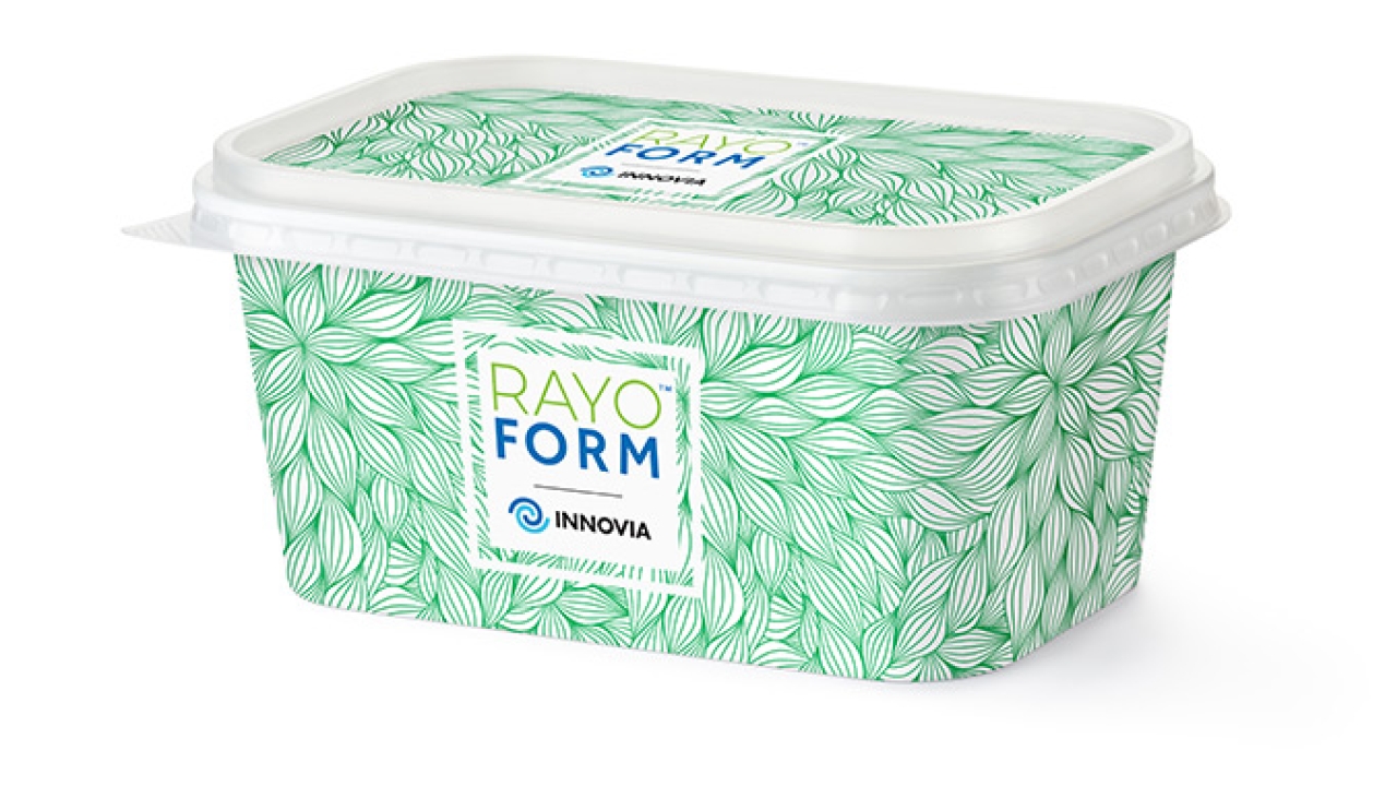 Innovia Films has launched RayoForm EUP60, a matte white BOPP film developed especially for in-mold labeling 