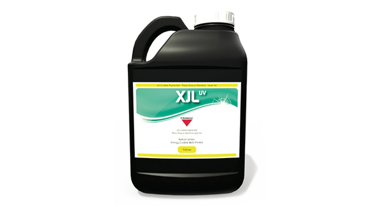 INX International Ink has expanded the Triangle brand of alternative inks with a cost-efficient, fast curing and low odor range of XJL UV curable pigmented inks 