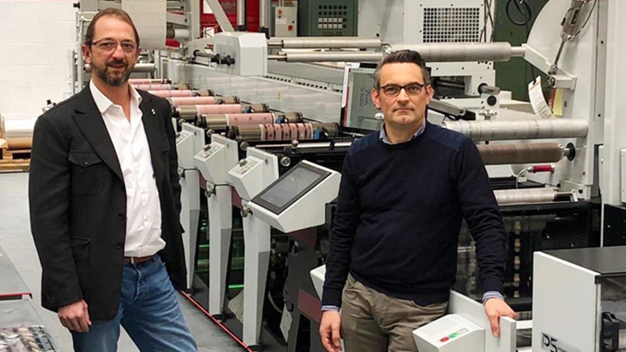 L-R: Gabriele Bròcani one of the Drorys Packlist owners; Giuseppe Caporale, Salerno plant manager