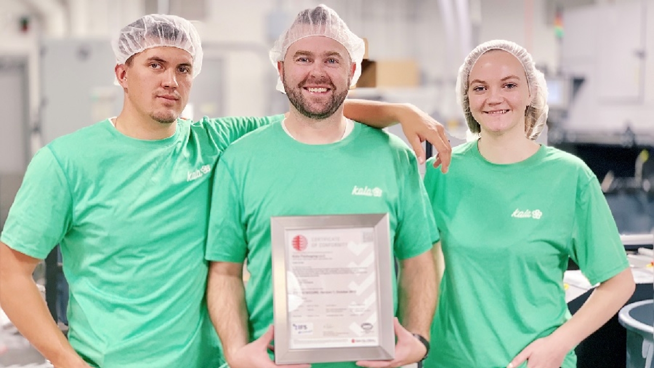Kala receives GFSI certification