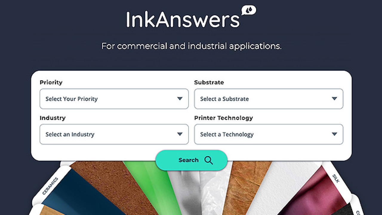 Kao Collins has launched InkAnswers, a digital search tool that matches inks with substrates used in label and narrow web production