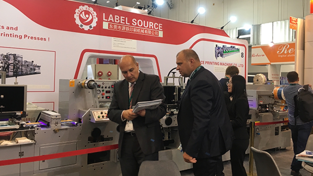 Label Source showcased its latest flexo press at Labelexpo Europe