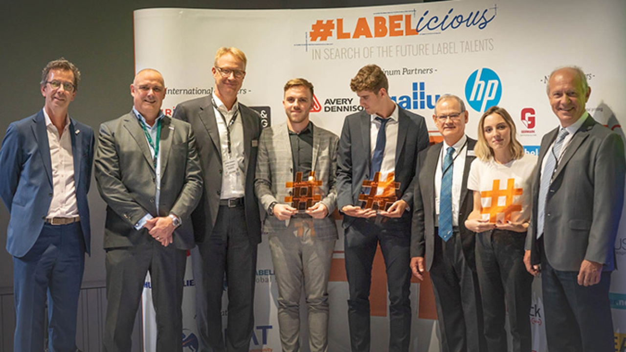 The winners of the first edition of #LABELicious awarded during Labelexpo Europe in Brussels in 2019