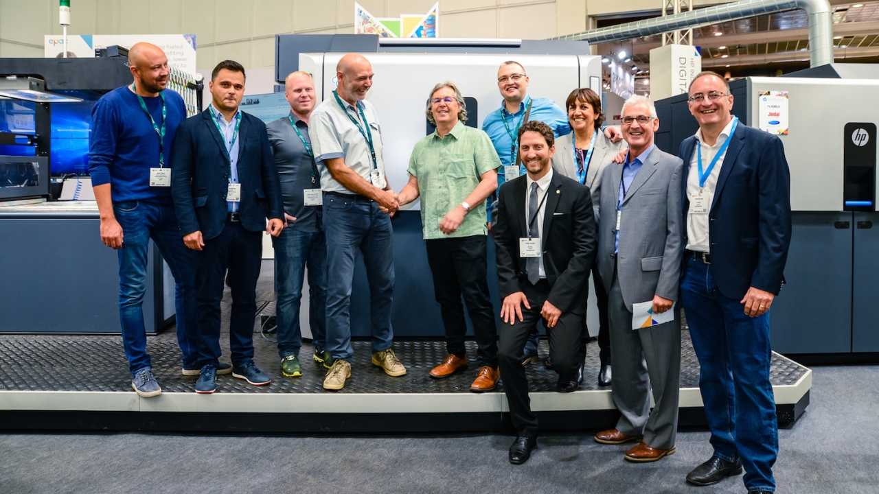 Labelprofi ordered the HP Indigo 20000 digital press on the first day of Labelexpo Europe 2019