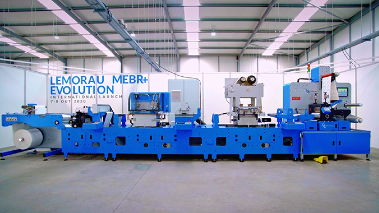 Lemorau has launched its latest MEBR+ Evolution, a printing and finishing machine developed to produce premium labels with a flexible, modular configuration