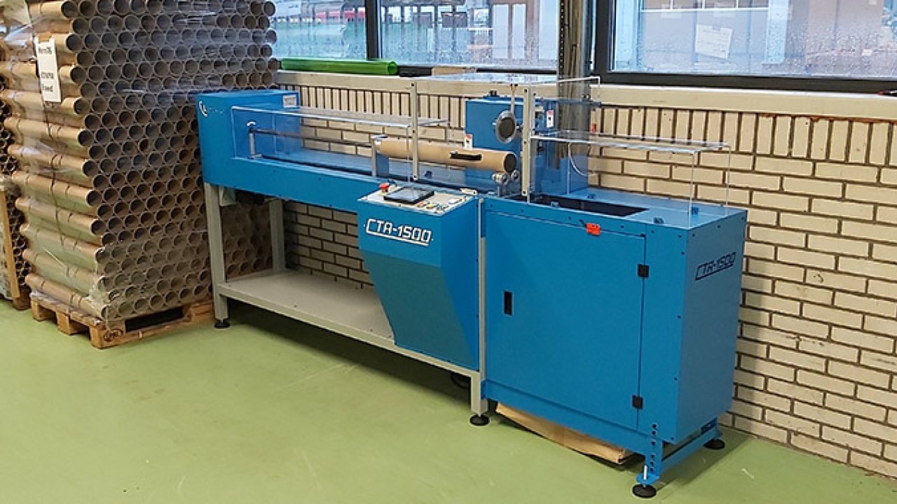 Weber Marking has installed Lemorau CTA1500 automatic core cutter to increase its production capacity