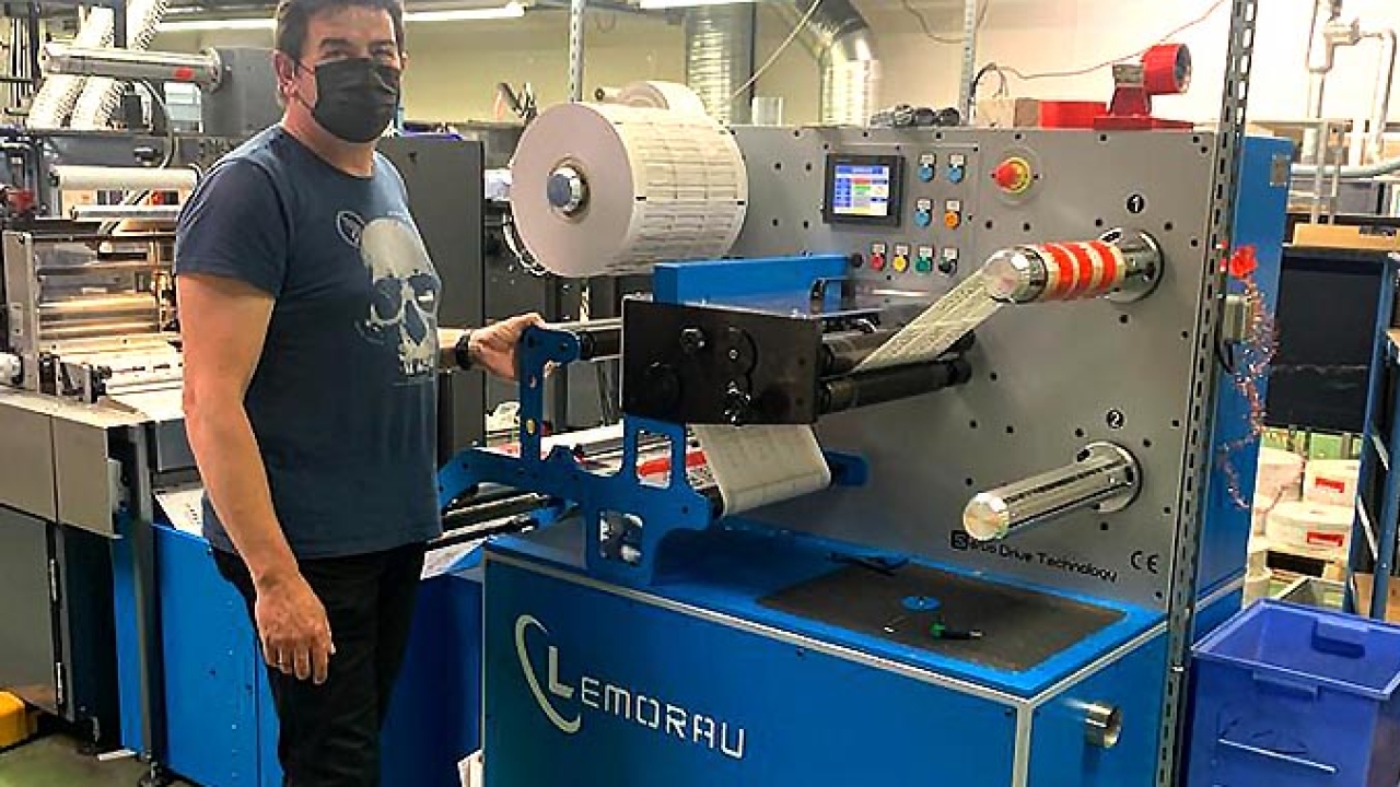 Autajon has invested in a second Lemorau CRL 330 in-line slitter-rewinder for its production facility in Bordeaux to further expand its production capacity