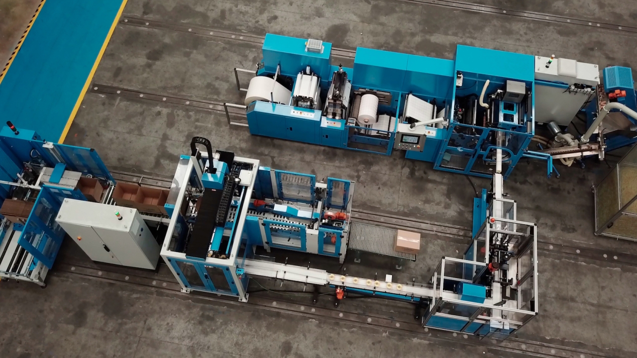 Lemu Group’s GTU glueless turret rewind system, complemented by its fully automated roll label packaging system, allow converters to print, die-cut, turret rewind and immediately sleeve and package finished rolls of labels in one pass