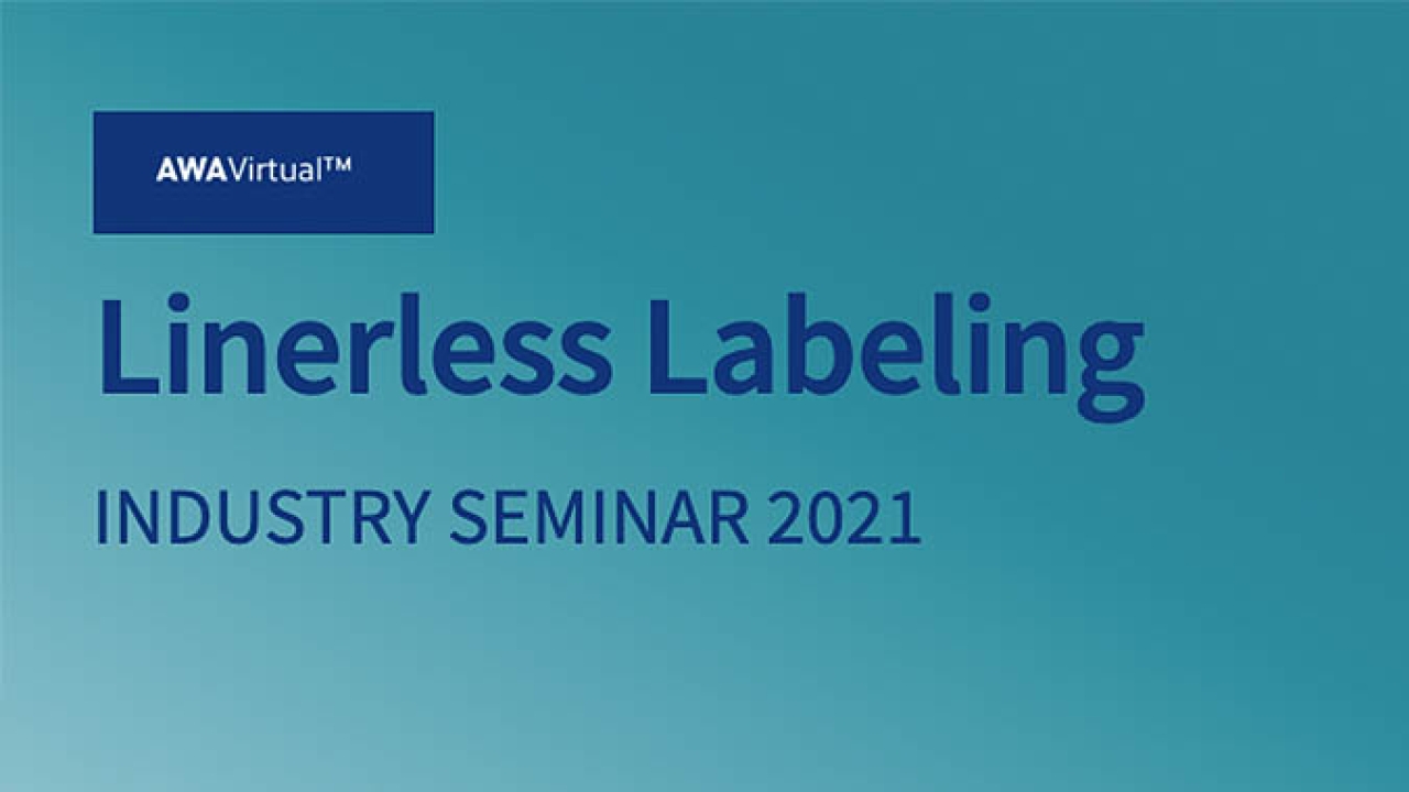 AWA Alexander Watson Associates has confirmed it will host the third edition of the AWAVirtual Linerless Labeling Seminar on September 20, 2021