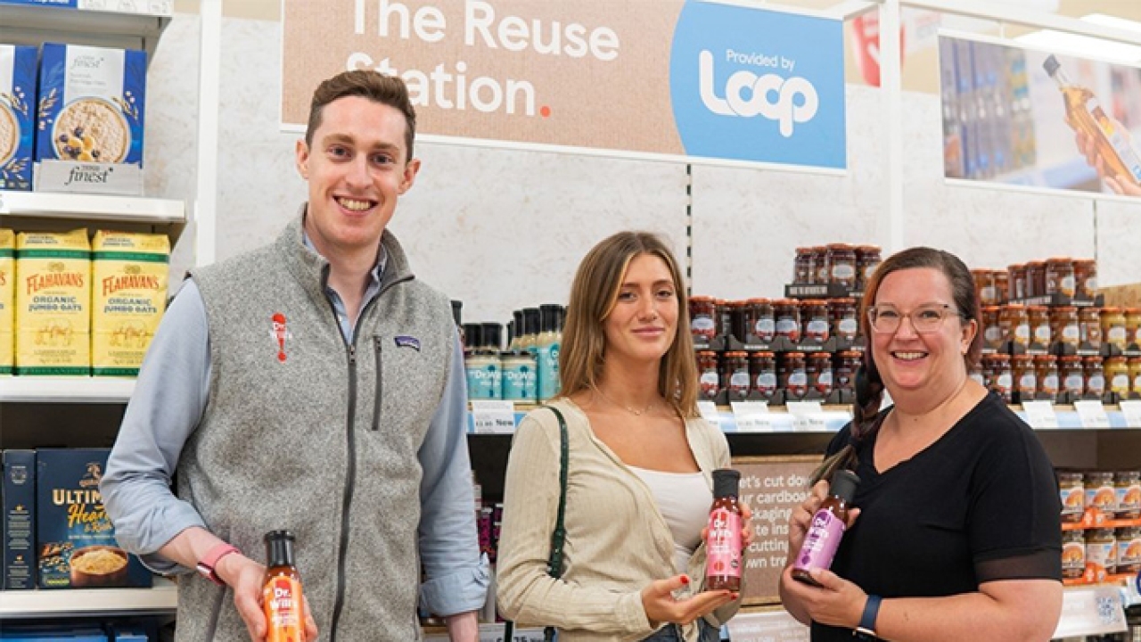 Dr. Will’s collaborates with Springfield Solutions and Loop to trial a sustainable packaging option in participating Tesco stores.