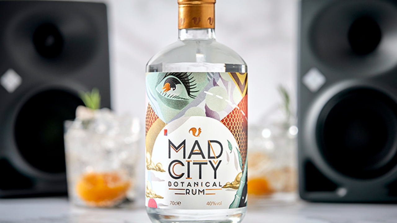 Mad City Botanical Rum’s label printed by a UK-based converter Reflex Labels, has been awarded a silver medal in the prestigious Harper’s Wine & Spirit Design Awards 2020