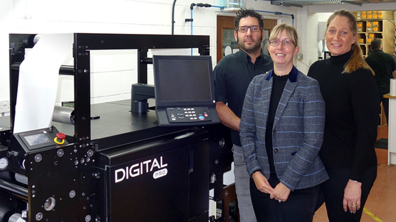 Craig & Parsons has invested in a second Mark Andy digital press to increase capacity at its production facility in Kent