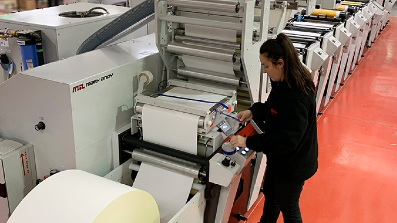 Weber Packaging Solutions has installed a Mark Andy Performance Series P5E flexo press at its UK headquarters in Scotland