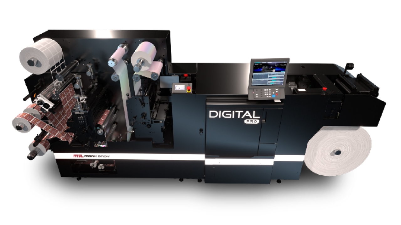 Digital Pro 3 with semi-rotary die-cutting – a configurable in-line CMYK digital hybrid toner press 