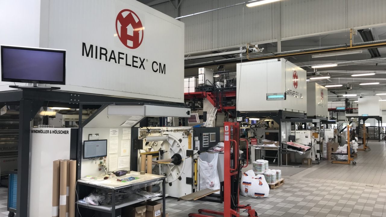 Material Plastik's printing division Material Plastik's printing division