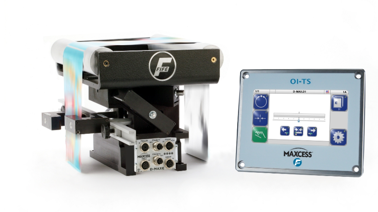 Fife D-MAX enhanced web guiding system Fife D-MAX enhanced web guiding system